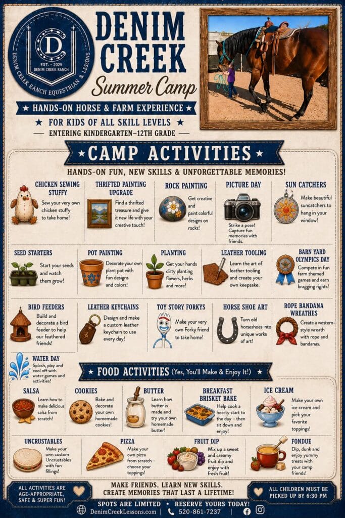 Denim creek ranch summer camp activities